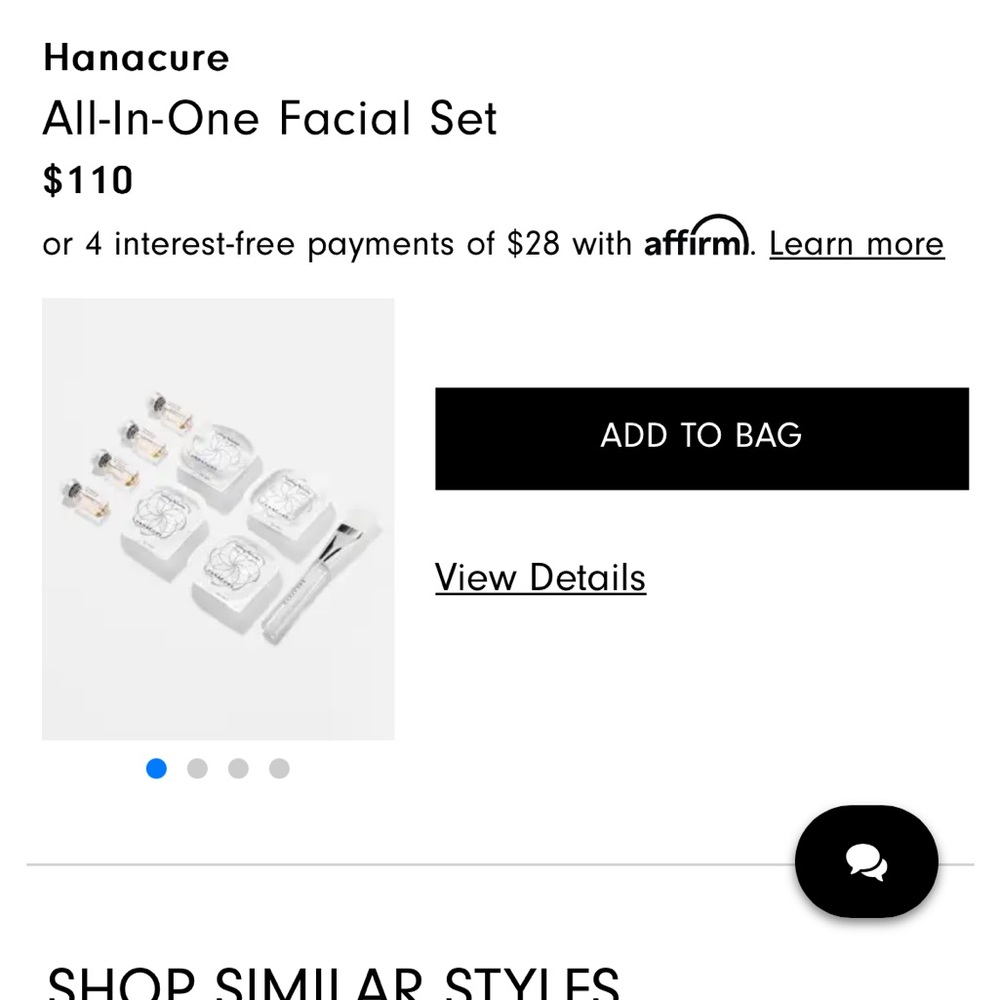HANACURE FACIAL  3 facials
